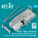 ResKit Models MD-3? Mule Tow Tractor (A-3, A-4, RA-5C, A-6, EA-6B, E-2C, A-7, C-2, F-4, F-8, F-14, F/A-18, OV-10, S-3B, UH-1, CH-53, Sea King) (3D Printed model kit) 1:72 (RSK72-0023)