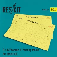   ResKit Models F-4G Phantom II Pre-cut painting masks for Revell kit 1:32 (RSM32-0001)