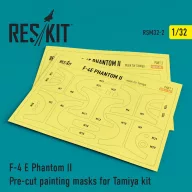   ResKit Models F-4E Phantom II Pre-cut painting masks for Tamiya kit 1:32 (RSM32-0002)