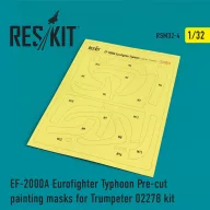   ResKit Models EF-2000A Eurofighter Typhoon Pre-cut painting masks for Trumpeter 02278 kit 1:32 (RSM32-0004)