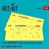   ResKit Models F-4E Phantom II Pre-cut painting masks for Zoukei-Mura kit 1:48 (RSM48-0009)
