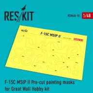   ResKit Models F-15 MSIP ll Pre-cut painting masks for GWH L4817 kit 1:48 (RSM48-0010)