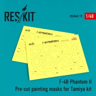   ResKit Models F-4B Phantom II Pre-cut painting masks for Tamiya 61121 kit 1:48 (RSM48-0019)