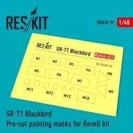   ResKit Models SR-71 Blackbird Pre-cut painting masks for Revell kit 1:48 (RSM48-0022)