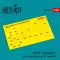 ResKit Models F-35 A/? Lightning II pre-cut painting masks for Tamiya kit 1:48 (RSM48-0023)