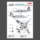 ResKit Models Su-25 Frogfoot DARK Digital (Pixel) (best suitable for the plane number “blue 31”) Ukrainian Air Forces (Pre-cut painting masks ) 1:48 (RSM48-0035)