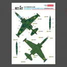 ResKit Models Su-25 Frogfoot Clover (best suitable for the plane number “blue 22”) Ukrainian Air Forces (Pre-cut painting masks ) 1:48 (RSM48-0036)