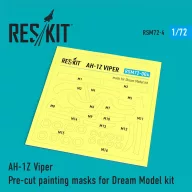   ResKit Models AH-1Z Viper Pre-cut painting masks for Dream Model kit 1:72 (RSM72-0004)