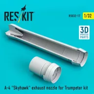   ResKit Models A-4 Skyhawk exhaust nozzle for Trumpeter kit (3D Printed) 1:32 (RSU32-0017)