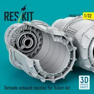   ResKit Models Tornado exhaust nozzles for Italeri kit (3D Printed) 1:32 (RSU32-0059)