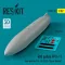 ResKit Models 480 gallon FPU-11 fuel tank for F/A-18 (E,F,G) Super Hornet (1 pcs) (3D Printed) 1:32 (RSU32-0069)