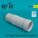ResKit Models F-8 Crusader exhaust nozzle for Trumpeter kit (3D Printed) 1:32 (RSU32-0075)