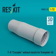   ResKit Models F-8 Crusader exhaust nozzle for Trumpeter kit (3D Printed) 1:32 (RSU32-0075)