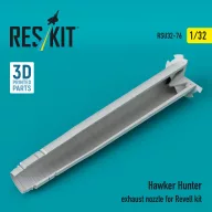   ResKit Models Hawker Hunter exhaust nozzle for Revell kit (3D Printed) 1:32 (RSU32-0076)