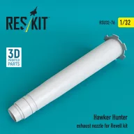   ResKit Models Hawker Hunter exhaust nozzle for Revell kit (3D Printed) 1:32 (RSU32-0076)