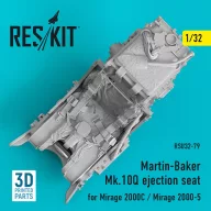   ResKit Models Martin-Baker Mk.10Q ejection seat for Mirage 2000C/Mirage 2000-5 1:32 (RSU32-0079)