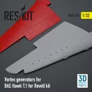 ResKit Models Vortex generators for BAE Hawk T.1 for Revell kit (3D Printed) 1:32 (RSU32-0082)