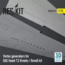 ResKit Models Vortex generators for BAE Hawk T.2 Kinetic / Revell kit (3D Printed) 1:32 (RSU32-0084)