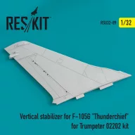   ResKit Models Vertical stabilizer for F-105G Thunderchief for Trumpeter 02202 kit 1:32 (RSU32-0089)