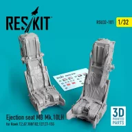  ResKit Models Ejection seat MB Mk.10LH for Hawk T.2,67,100/102,127,CT-155 (3D Printed) 1:32 (RSU32-0101)