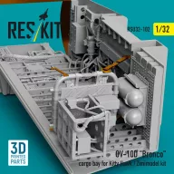   ResKit Models OV-10D Bronco cargo bay for Kitty Hawk/Zimimodel kit (3D Printed) 1:32 (RSU32-0102)