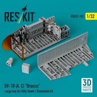   ResKit Models OV-10 (A,C) Bronco cargo bay for Kitty Hawk / Zimimodel kit (3D Printed) 1:32 (RSU32-0103)