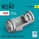 ResKit Models AH-1G Cobra exhaust for ICM kit (3D Printed) 1:32 (RSU32-0107)