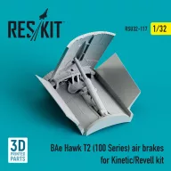   ResKit Models BAe Hawk T2 (100 Series) air brakes for Kinetic/Revell kit (3D Printed) 1:32 (RSU32-0117)