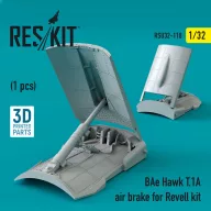   ResKit Models BAe Hawk T.1A air brakes for Revell kit (3D Printed) 1:32 (RSU32-0118)