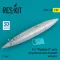 ResKit Models F-4 Phantom II early 600 gallon fuel tanks (nestable) with pylon (1 pcs) (3D Printed) 1:32 (RSU32-0119)