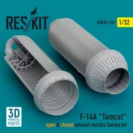   ResKit Models F-14A Tomcat open & closed exhaust nozzles Tamiya kit (3D Printed) 1:32 (RSU32-0132)