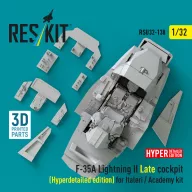   ResKit Models F-35A Lightning II Late cockpit (Hyperdetailed edition) for Italeri / Academy kit (3D Printed) 1:32 (RSU32-0138)