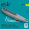 ResKit Models 300 Gallon centerline fuel tank with pylon for F-16 (A/B/C/D/E/F/I) (type 1) (1 pcs) (3D Printed) 1:32 (RSU32-0142)