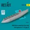 ResKit Models 300 Gallon centerline fuel tank with pylon for F-16 (A/B/C/D/E/F/I) (type 2) (1 pcs) (3D Printed) 1:32 (RSU32-0149)