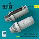 ResKit Models F?15 Eagle/Strike Eagle (A,B,C,D,E early,J) F100-PW-220 closed exhaust nozzles for Tamiya kit (3D Printed) 1:32 (RSU32-0152)