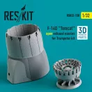 ResKit Models F-14D Tomcat open exhaust nozzles for Trumpeter kit (3D Printed) 1:32 (RSU32-0158)
