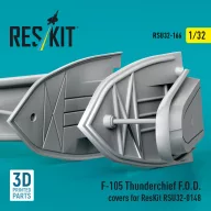   ResKit Models F-105 Thunderchief F.O.D. covers for ResKit RSU32-0148 (3D Printed) 1:32 (RSU32-0166)