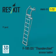   ResKit Models F-105D Thunderchief access ladder (1 pcs) (3D Printed) 1:32 (RSU32-0171)
