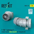 ResKit Models F-35B Lightning II exhaust nozzle (Short takeoff) for Trumpeter kit (3D printed) 1:32 (RSU32-0179)