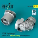 ResKit Models F-35B Lightning II exhaust nozzle (Vertical landing) for Trumpeter kit (3D printed) 1:32 (RSU32-0180)