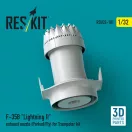 ResKit Models F-35B Lightning II exhaust nozzle (Parked/Fly) for Trumpeter kit (3D printed) 1:32 (RSU32-0181)