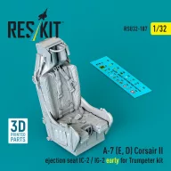   ResKit Models A-7 (E, D) Corsair II ejection seat IC-2 / IG-2 early for Trumpeter kit (3D Printed) 1:32 (RSU32-0187)