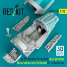 ResKit Models A-7E Corsair II late cockpit (Basic edition with 3D decals) for Trumpeter kit (3D Printed) 1:32 (RSU32-0190)