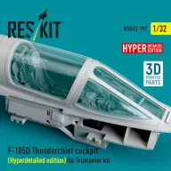   ResKit Models F-105D Thunderchief cockpit (Hyperdetailed edition) for Trumpeter kit (3D Printed) 1:32 (RSU32-0197)