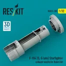 ResKit Models F-104 (S, G late) Starfighter exhaust nozzle for Italeri kit (3D Printed) 1:32 (RSU32-0208)