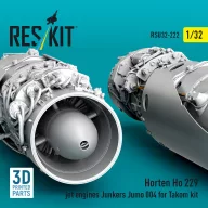   ResKit Models Horten Ho 229 jet engines Junkers Jumo 004 (2 pcs) (3D Printed) for Takom 1:32 (RSU32-0222)