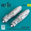 ResKit Models Horten Ho 229 jet engines Junkers Jumo 004 (2 pcs) (3D Printed) for Zoukei-Mura 1:32 (RSU32-0224)