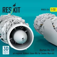   ResKit Models Horten Ho 229 jet engines Junkers Jumo 004 (2 pcs) (3D Printed) for Zoukei-Mura 1:32 (RSU32-0224)