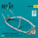 ResKit Models F-35 (A/C) Lightning II open canopy frame for Trumpeter kit (3D Printed) 1:32 (RSU32-0226)