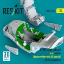 ResKit Models F-35C Lightning II late cockpit (Basic edition with 3D decals) for Trumpeter kit (3D Printed) 1:32 (RSU32-0227)